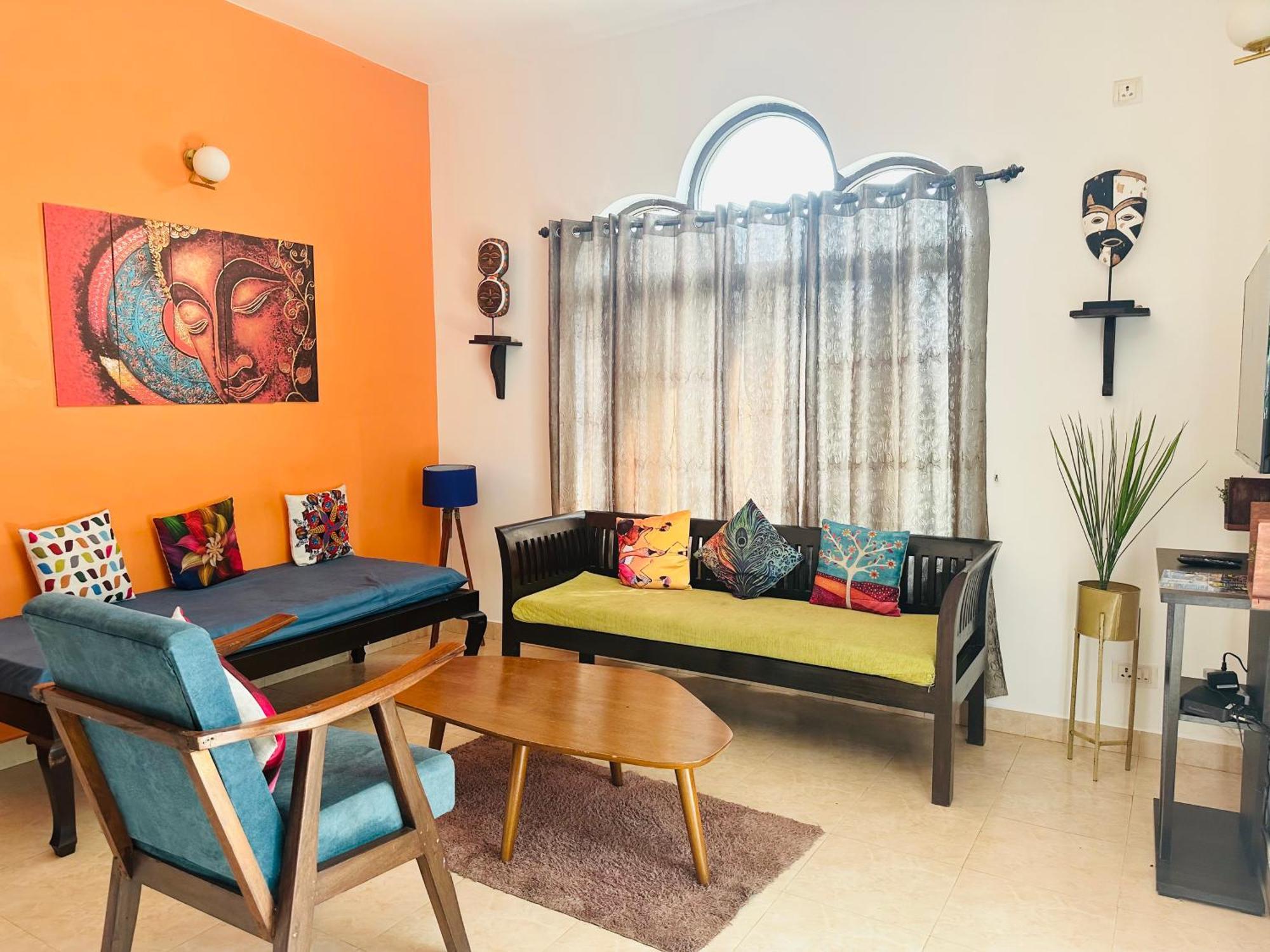 Gr Stays - Duplex 3Bhk Villa With Pool Arpora I Baga Beach 5 Mins Eksteriør billede