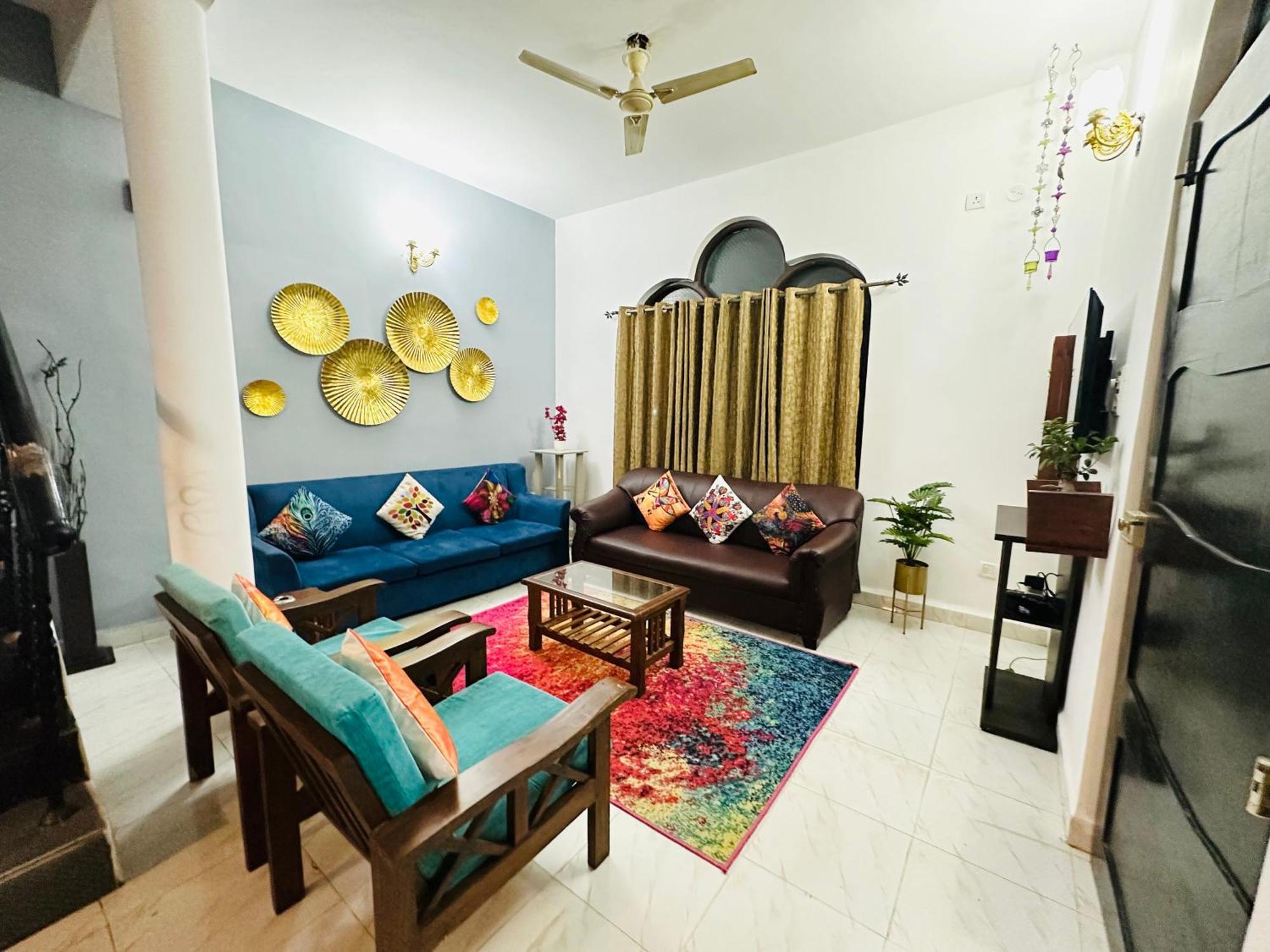 Gr Stays - Duplex 3Bhk Villa With Pool Arpora I Baga Beach 5 Mins Eksteriør billede